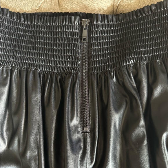 Ramy Brook NWOT Faux Leather Mini Skirt - Picture 4 of 7